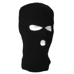 Mil-Tec balaklava s 3 otvora, crna