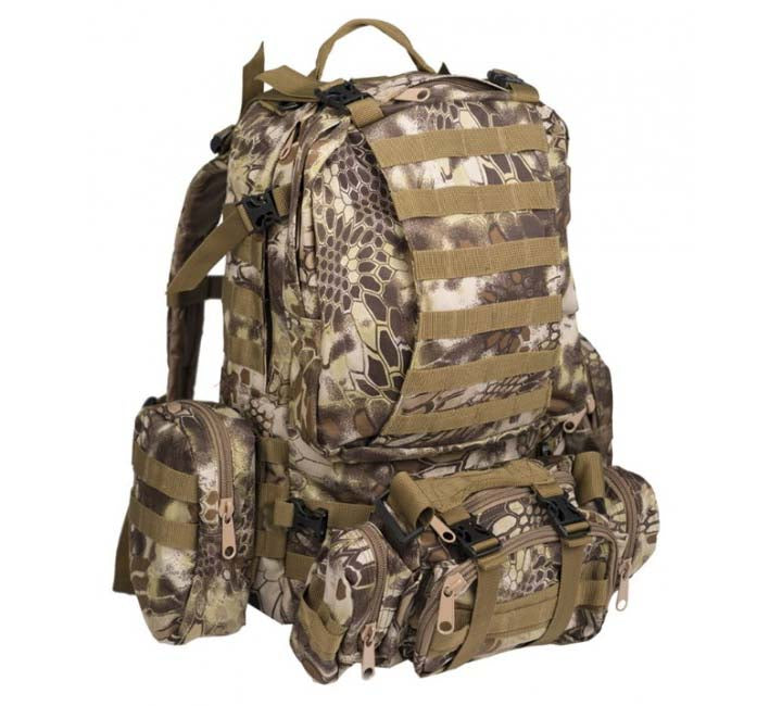 Mil-Tec Defence ruksak 36L, uzorak Mandra Tan