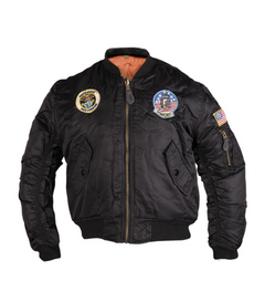 Mil-Tec dječja bomber jakna, crna