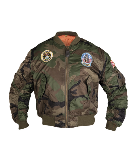 Mil-Tec dječja bomber jakna, Woodland