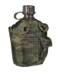 Mil-Tec US IMPORT čuturica 1l s navlakom, woodland