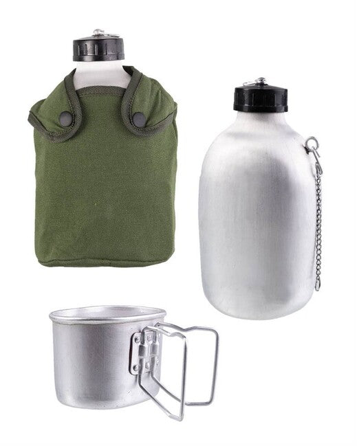 Mil-Tec francuski čajnik s čašom i poklopcem 1,3L