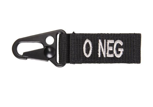 WARAGOD karabiner krvna grupa 0- negativna, crni