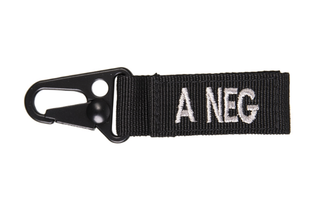 WARAGOD karabiner krvna grupa A- negativna, crni