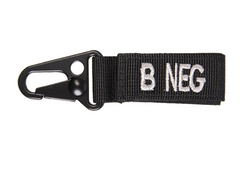 WARAGOD karabiner krvna grupa B- negativna, crni