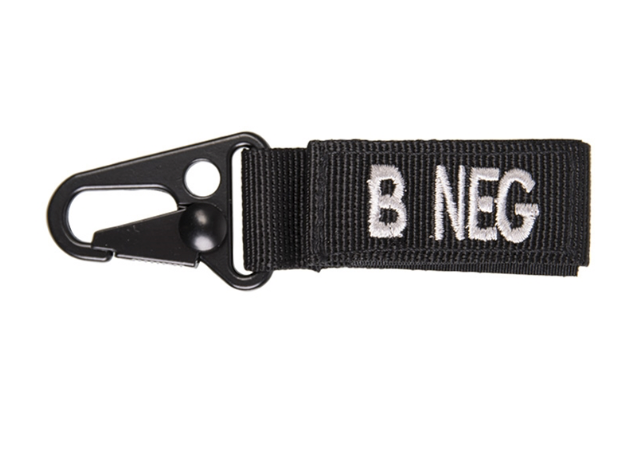 WARAGOD karabiner krvna grupa B- negativna, crni