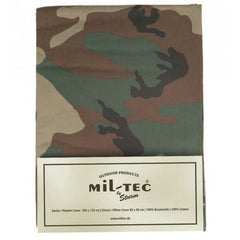 Mil-Tec kamuflažna posteljina za 1 krevet, woodland