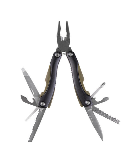 Mil-Tec multitool black green, crna/zelena