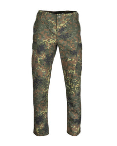 Mil-Tec US BDU SLIM FIT terenske hlače rip-stop, flecktarn