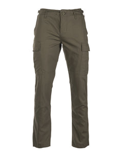 Mil-Tec US BDU SLIM FIT terenske hlače rip-stop, maslinasto zelene