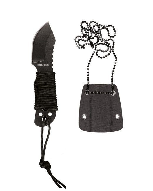Mil-Tec nož na vrat PARACORD u plastičnoj futroli na lancu