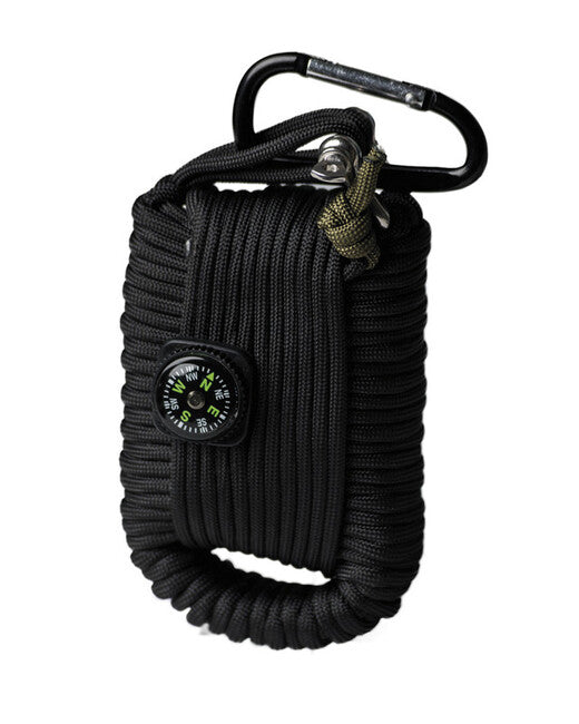 Mil-Tec paracord set za preživljavanje veliki, crni