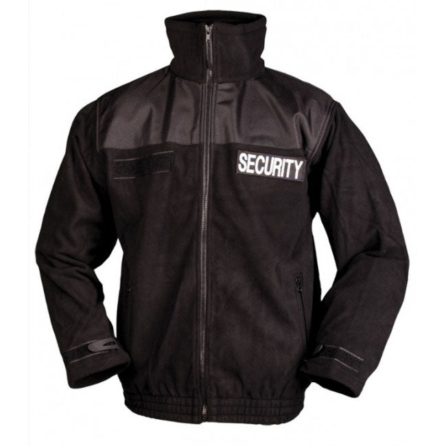 Mil-Tec Security flis pulover, crni