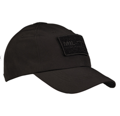 Mil-Tec Baseball kapa sa šiltom Softshell za zimu, crna
