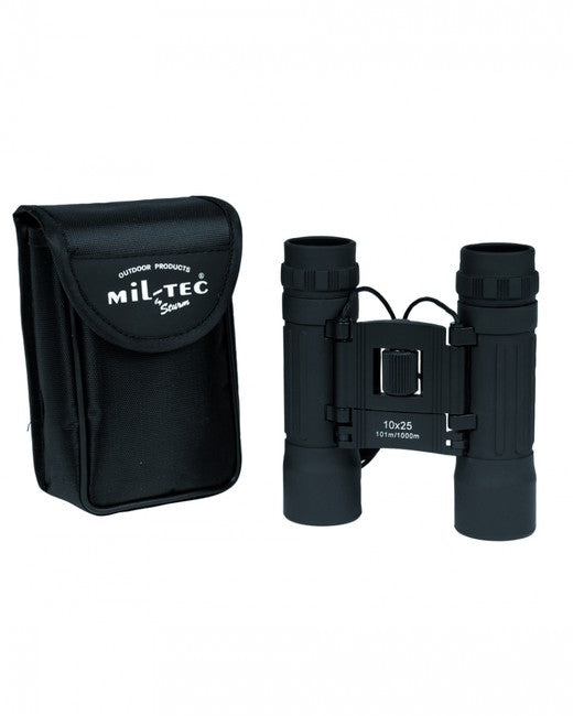 Mil-Tec sklapajući dalekozor 10x25, crni