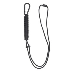 Mil-Tec paracord uže s karabinerom, crno