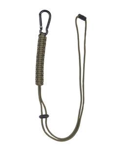 Mil-Tec paracord uže s karabinerom, maslinasto zeleno