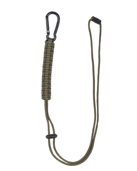 Mil-Tec paracord uže s karabinerom, maslinasto zeleno