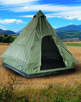Mil-Tec šator "TIPI" piramida za 4 osobe, zelen