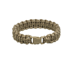 Mil-Tec Survival paracord narukvica 15mm, Coyote