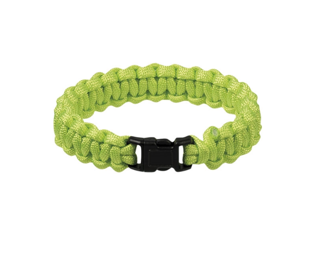 Mil-Tec Survival paracord narukvica 15mm, zelena