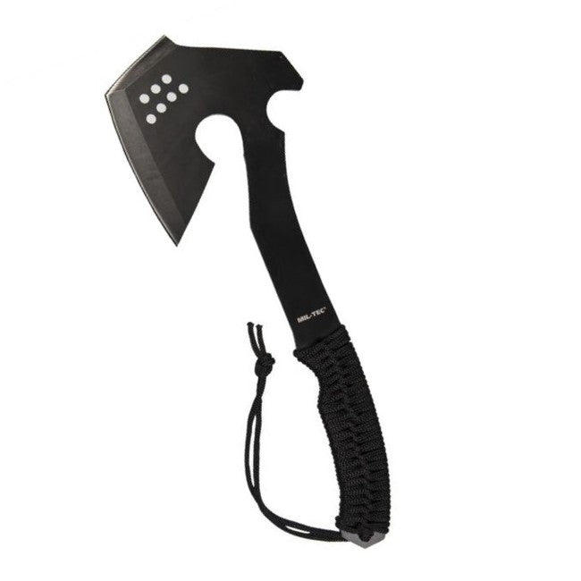 Mil-Tec Tactical paracord sjekira, crna, 36 cm