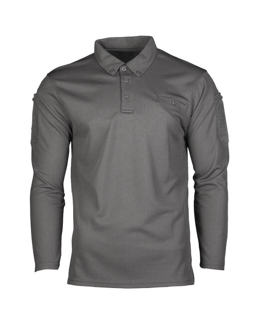 Mil-Tec polo majica taktička dugih rukava, urban grey