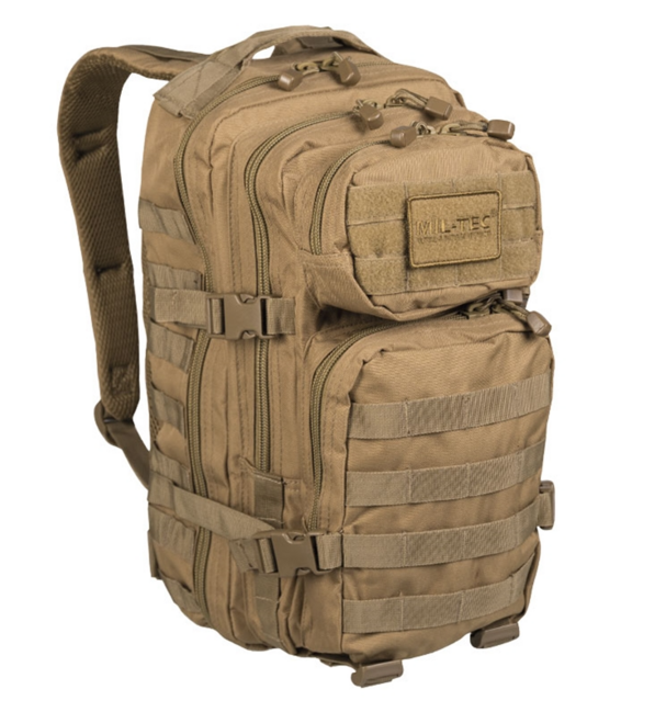 Mil-Tec US assault Small ruksak coyote, 20L