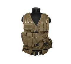 Mil-Tec USMC prsluk taktički s remenom, coyote
