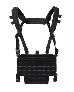 Mil-Tec CHEST RIG lagani prsluk taktički s LASER panelom, crni