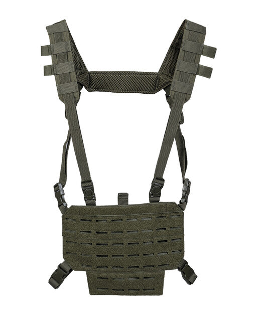 Mil-Tec CHEST RIG lagani prsluk taktički s LASER panelom, zeleni