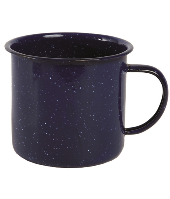 Mil-Tec Western emajlirana šalica, plava, 350ml