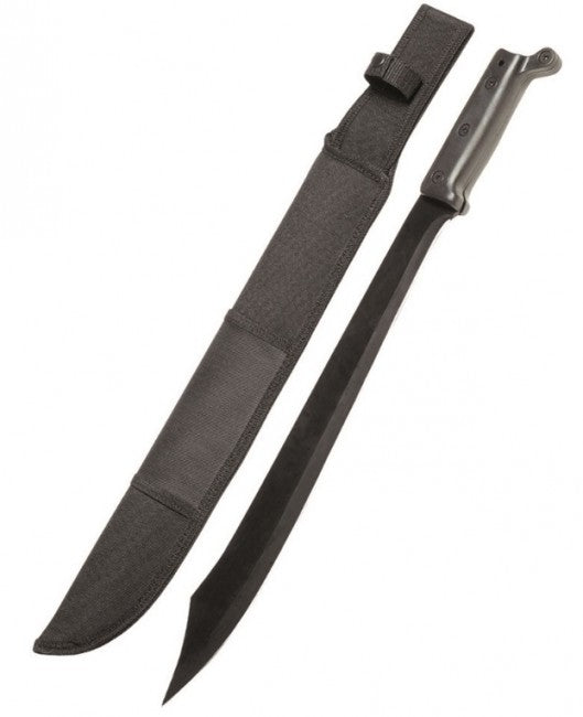 Mil-Tec Wood mačeta s futrolom, crna, 54cm