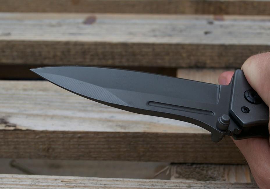 Mil-Tec DA35 preklopni nož Micarta 22cm, crni