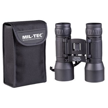 Mil-Tec sklapajući dalekozor 10x42, crni
