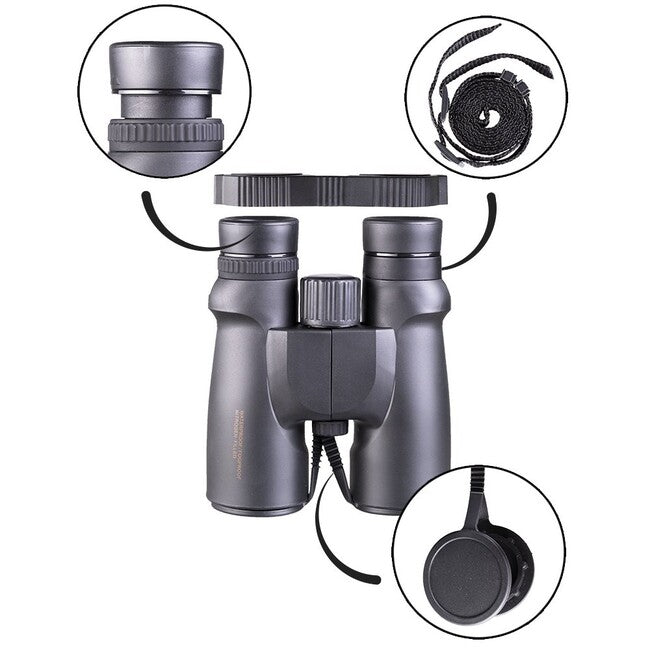 Mil-Tec dalekozor 8x42 vodootporan s futrolom, crni