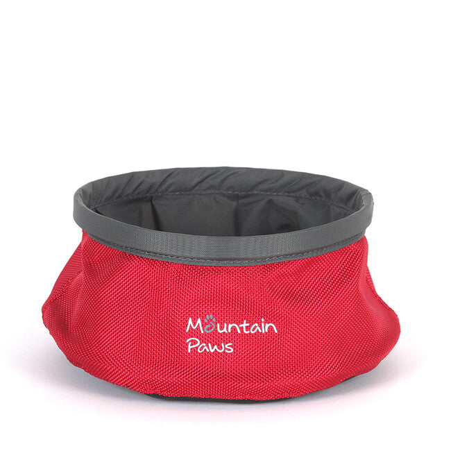 Mountain Paws putna zdjela za vodu za psa, crvena