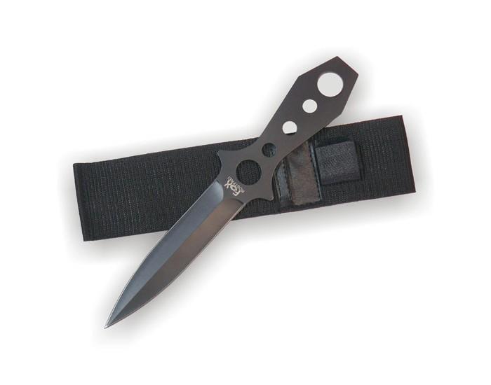 Fox Outdoor bacački nož, crn