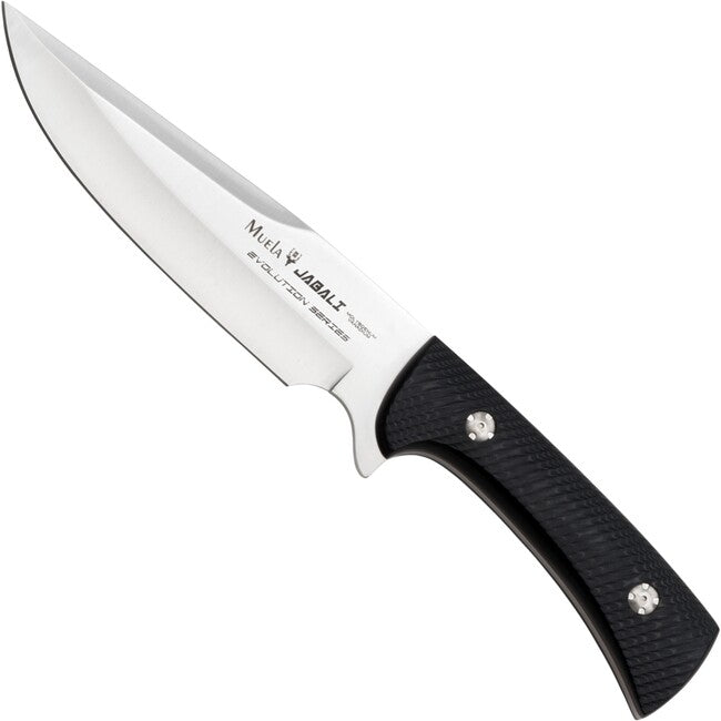 MUELA Jabali nož s fiksnom oštricom Micarta, crni