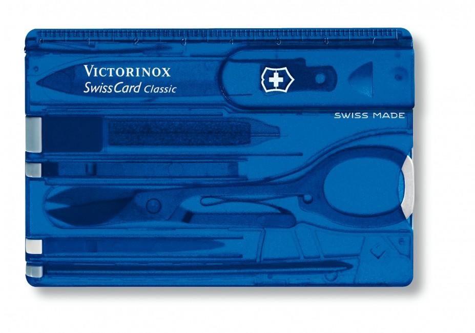Victorinox SwissCard multifunkcionalna kartica 10u1, plava