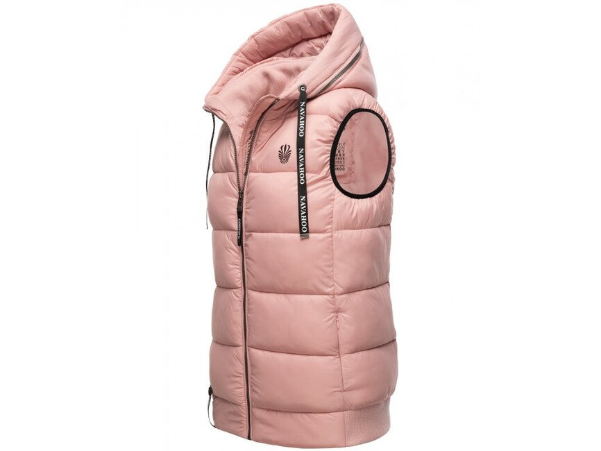 Navahoo KASSIDY ženski prsluk s kapuljačom, Powder rose