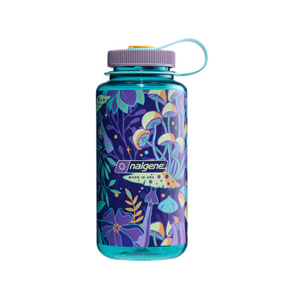 Nalgene WM Sustain boca 1 L, botanical mushrooms