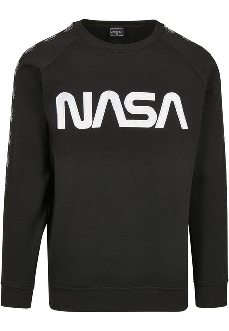 Urban Classics NASA Wormlogo Rocket muški pulover, crni