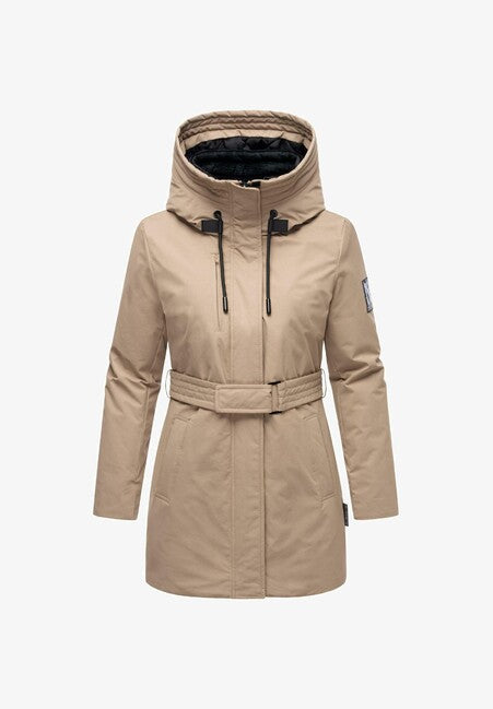 Navahoo Eishauch parka zimska ženska s kapuljačom, taupe grey