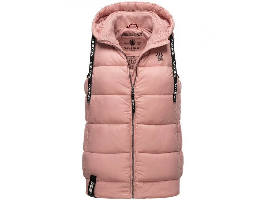 Navahoo KASSIDY ženski prsluk s kapuljačom, Powder rose