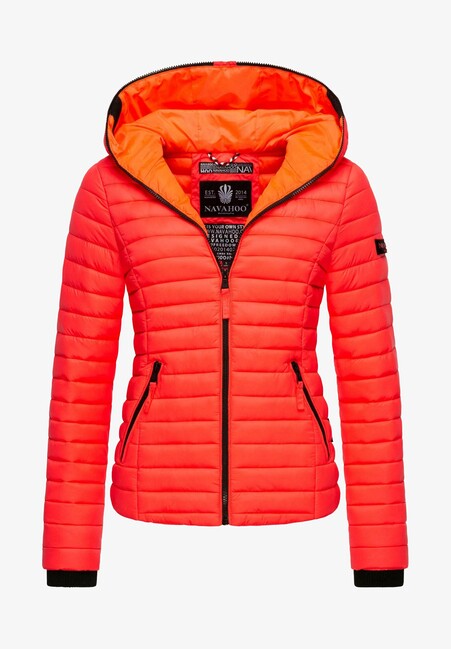 Navahoo Kimuk ženska prijelazna jakna s kapuljačom, Neon coral