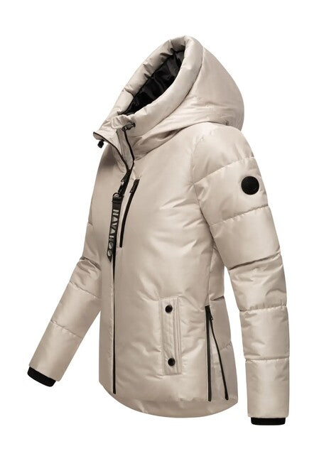 Navahoo KRÜMELEIN ženska zimska jakna s kapuljačom, Light grey