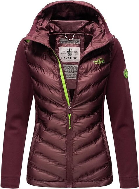 Navahoo NIMM MICH MIT ženska outdoor jakna, Aubergine