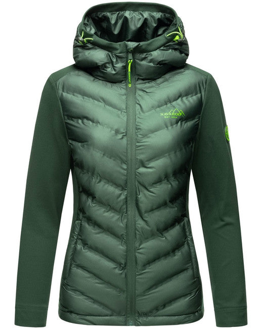 Navahoo NIMM MICH MIT ženska outdoor jakna, tamnozelena