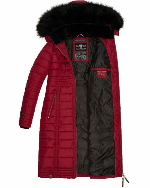Navahoo UMAY ženski prošiveni kaput, Blood red